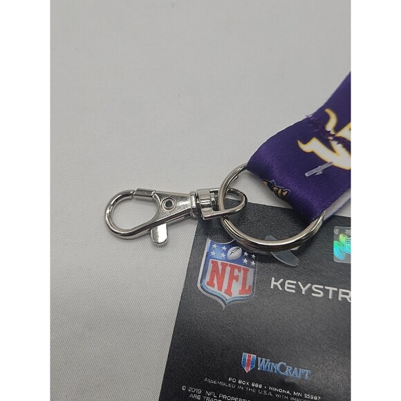 Minnesota Vikings National Football League Key Strap Set Of 2 - Picture 3 of 15